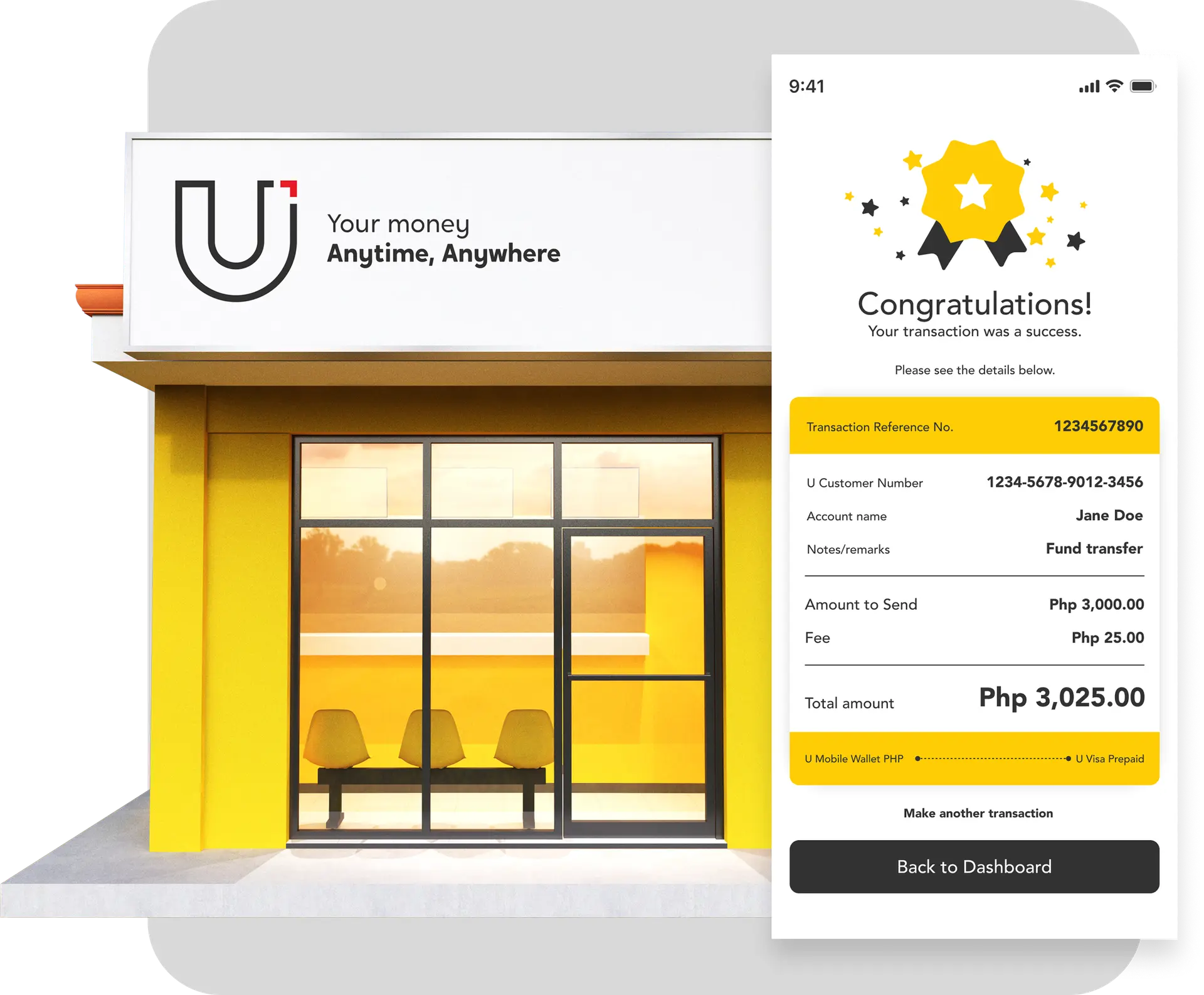 Person using mobile phone