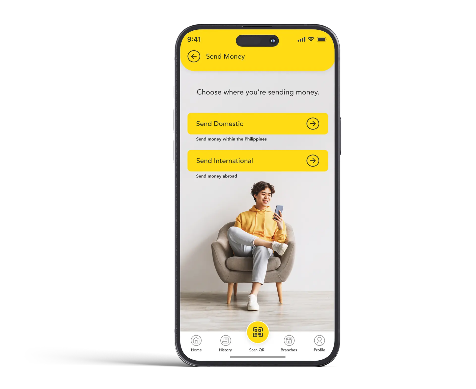 U Mobile App interface