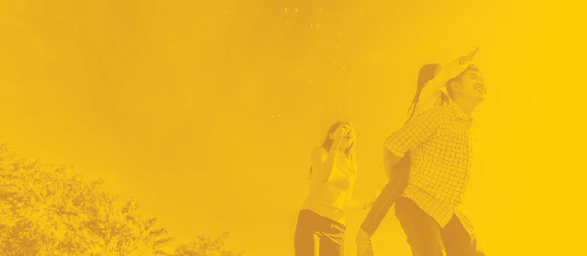 Man using smartphone