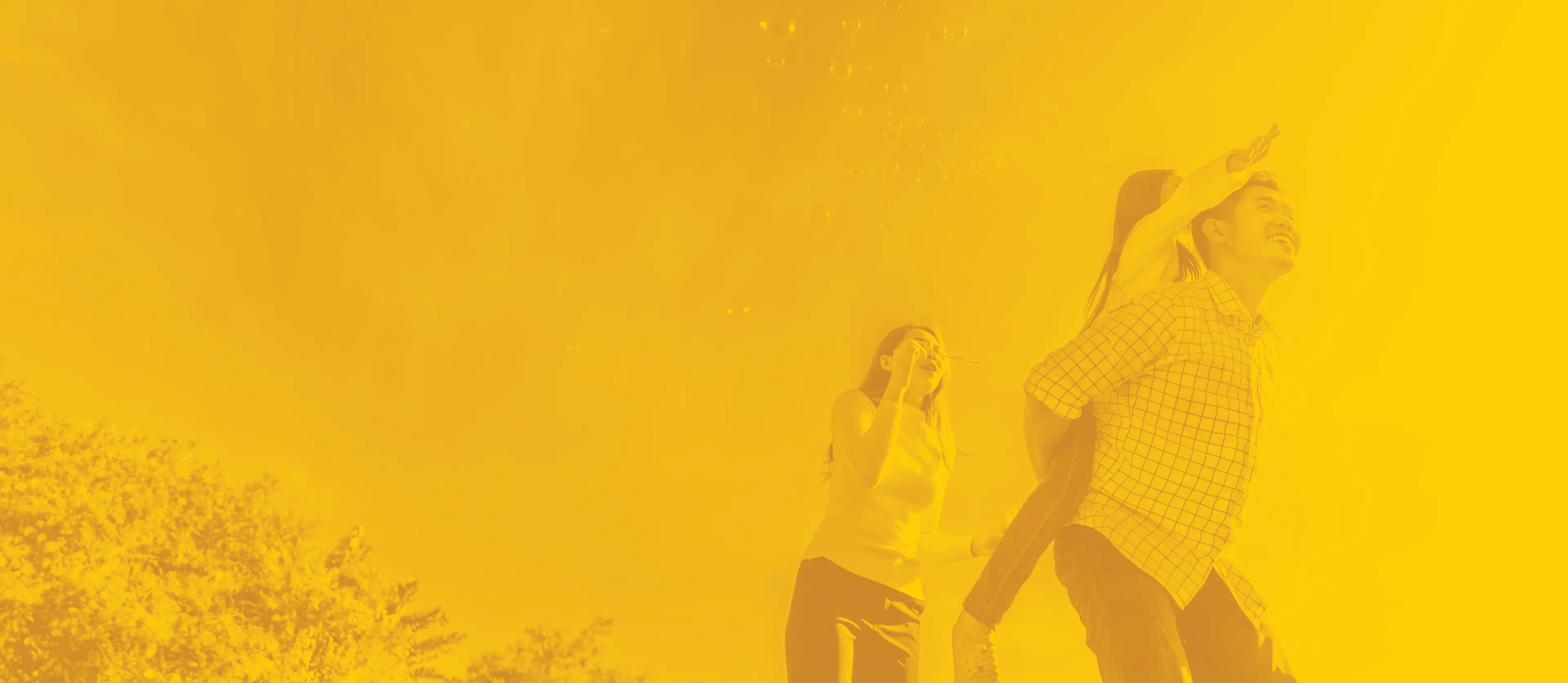 Man using smartphone