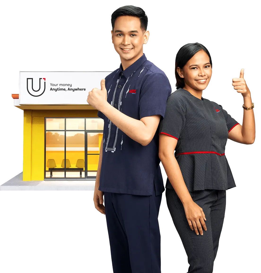 Man using smartphone