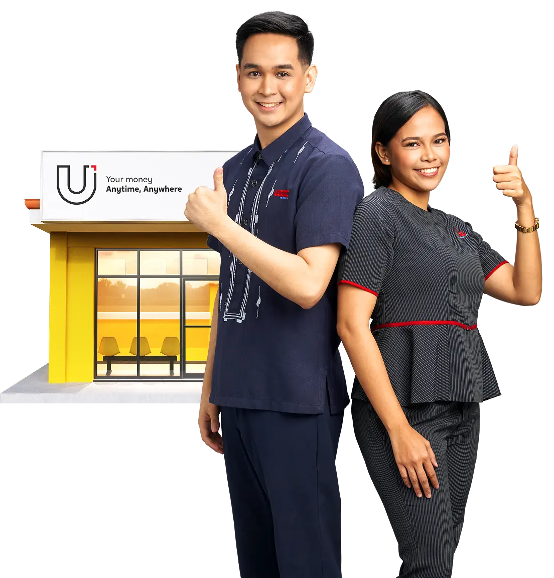 Man using smartphone